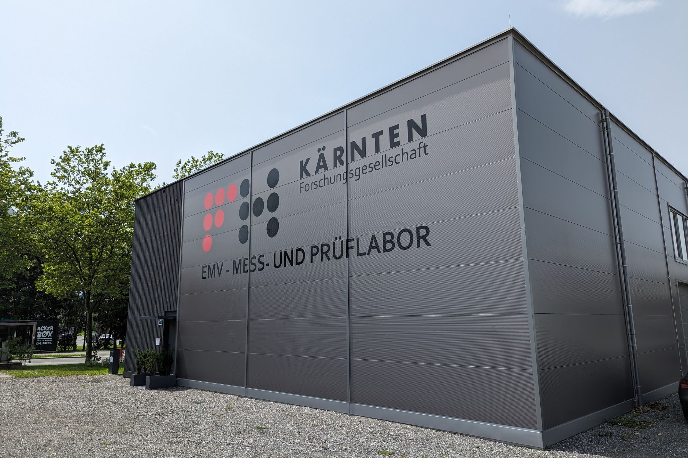 The EMV Labor on its new site in Villach