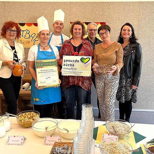 Healthy Kitchen’ Certificate Presented to the Kindergarten at tpv