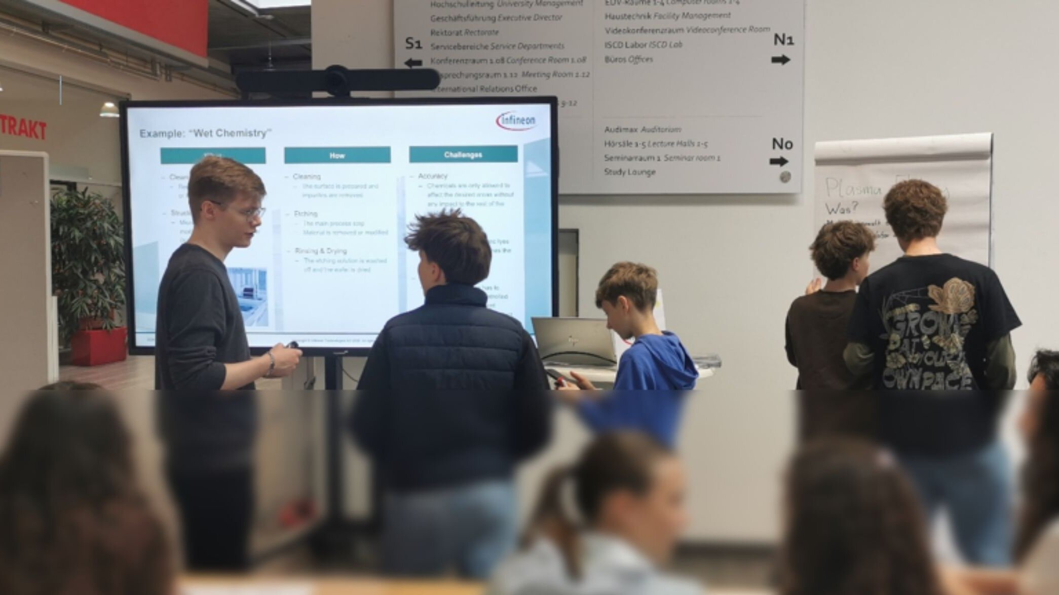 Schüler:innen beim Arbeiten