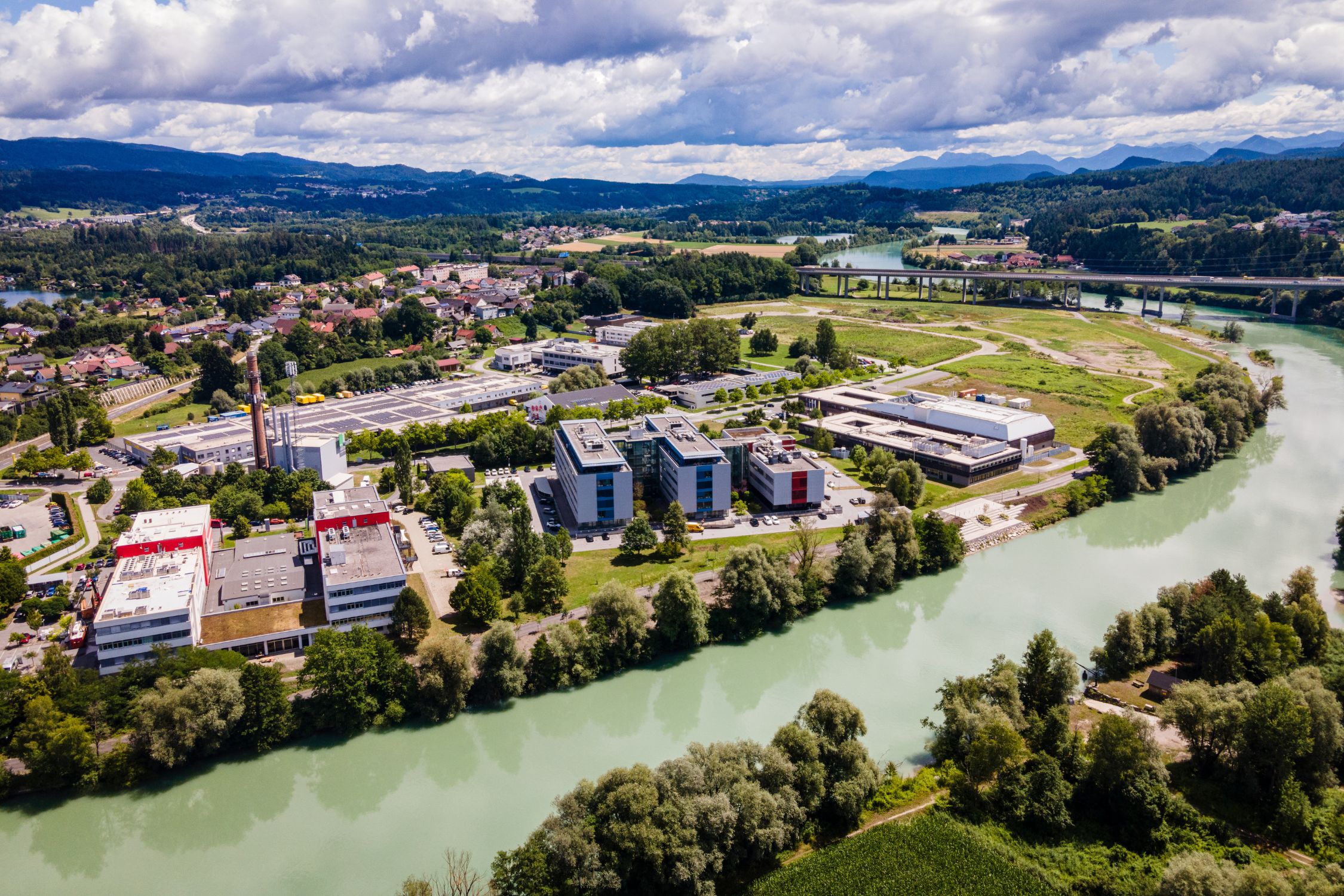  tpv Technology Park Villach from above