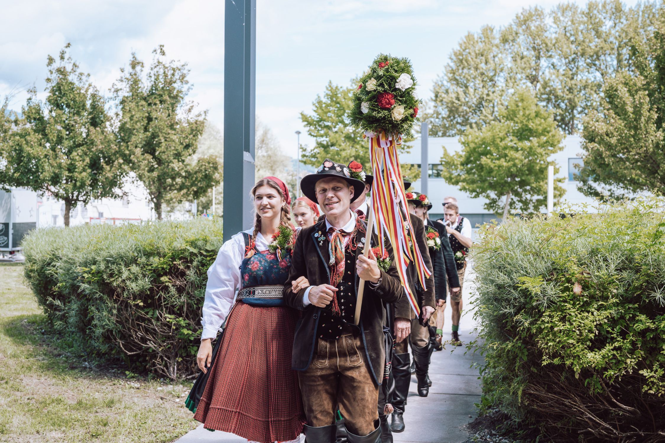 The Bauerngman Villach march into the tpv