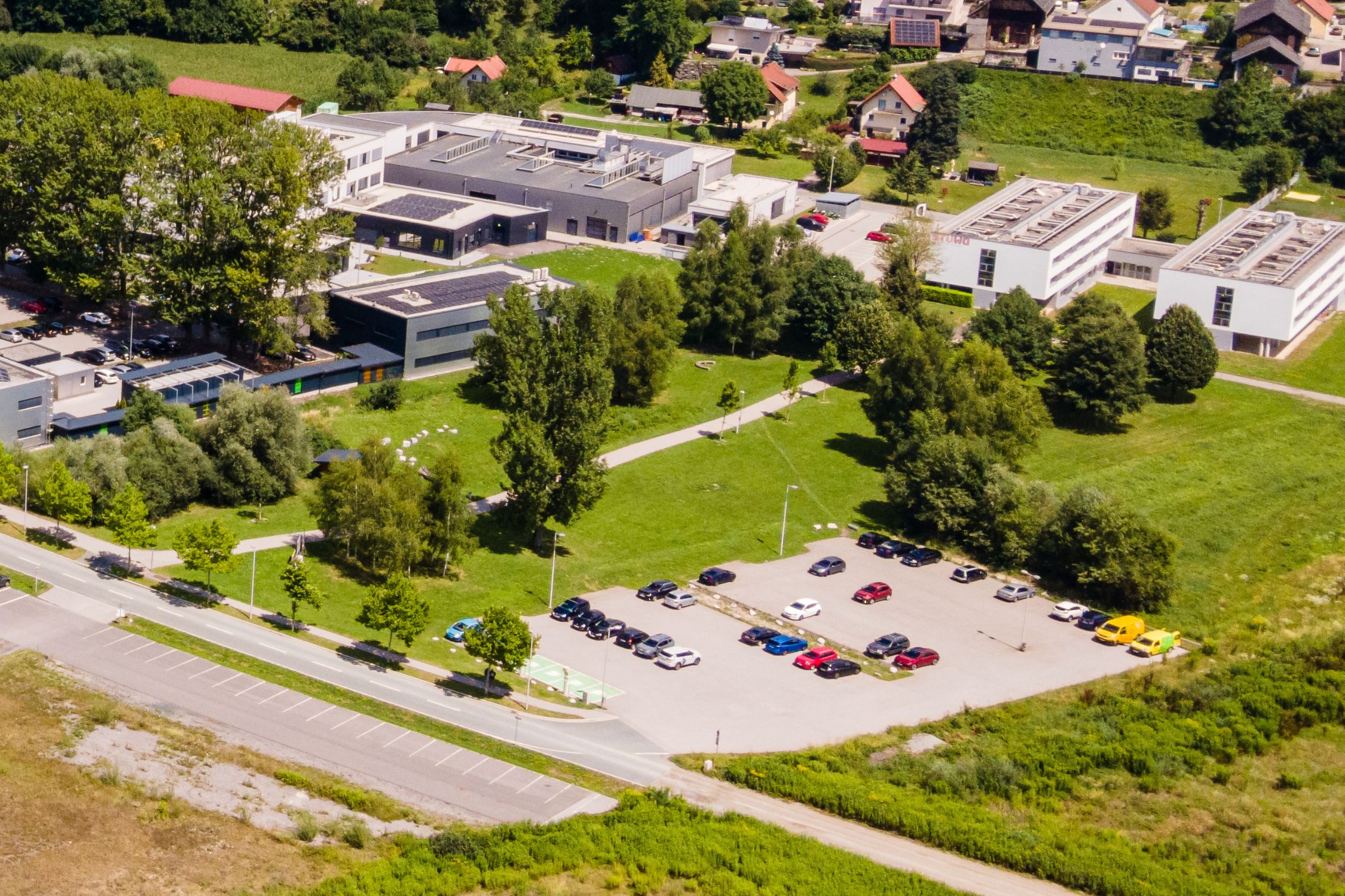 Parkplatz im tpv Technologiepark Villach