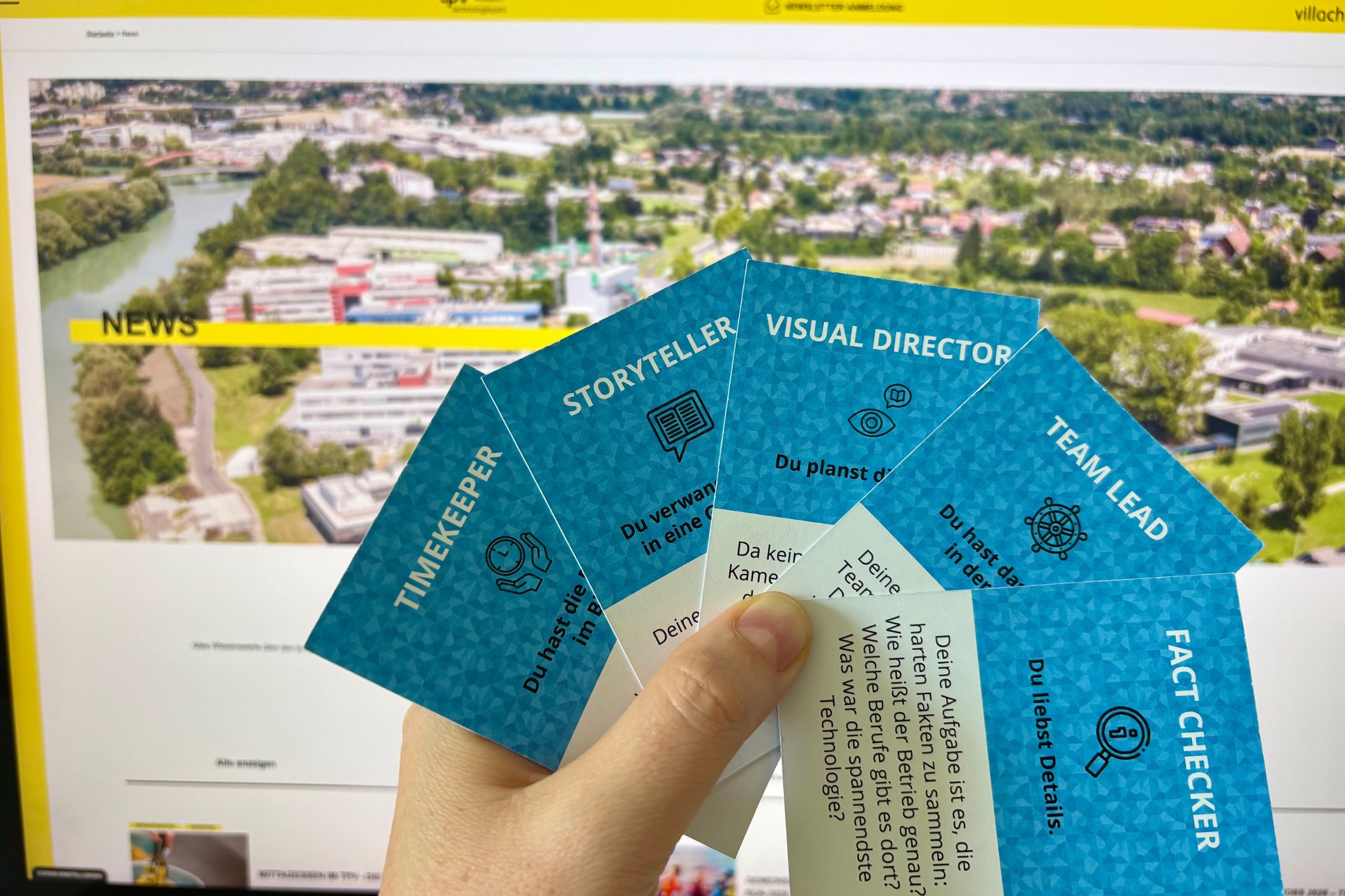 Rollenkarten "Media Newsroom"