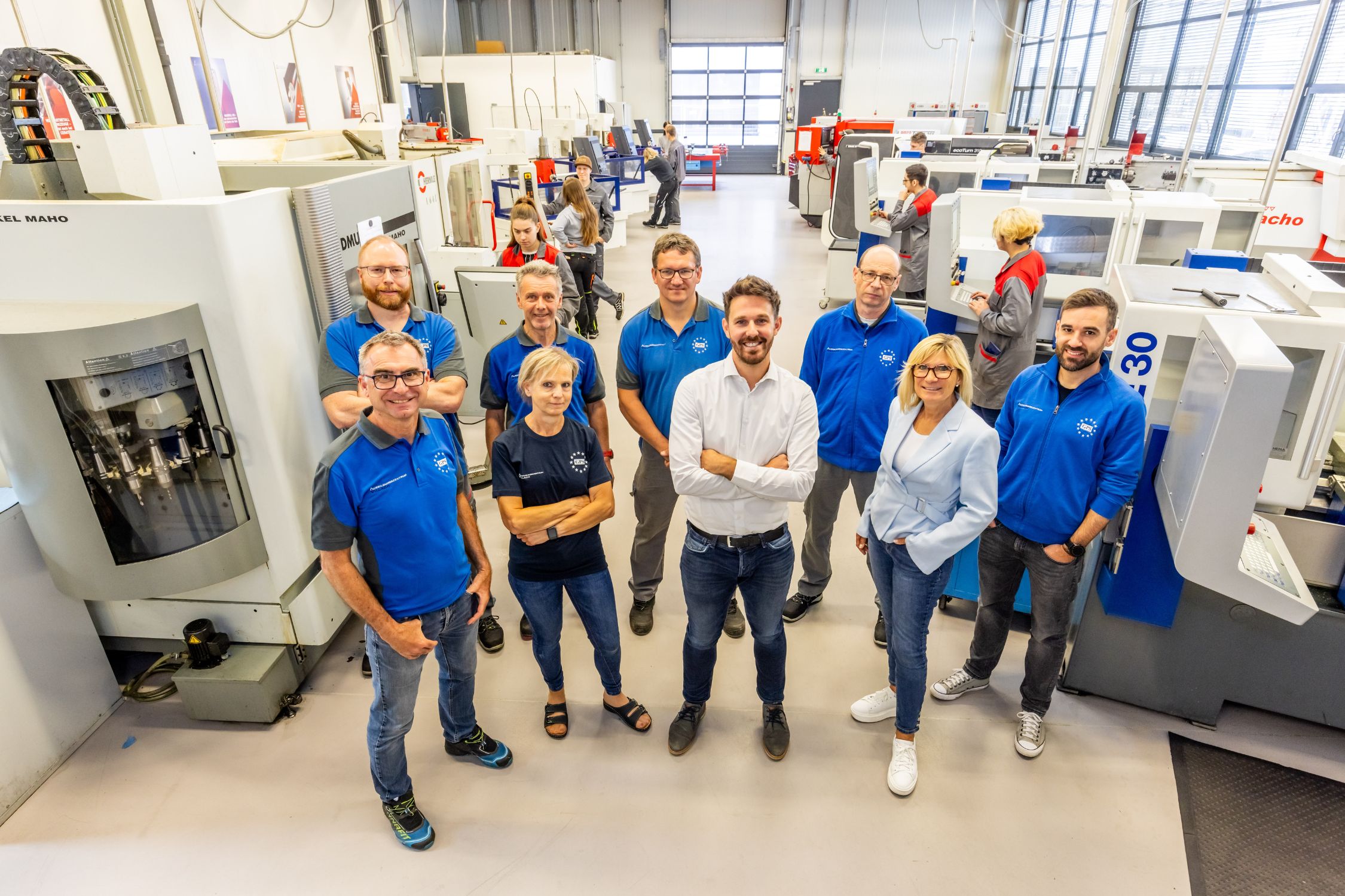 Team des GPS-Ausbildungszentrums Teamfoto GPS-Ausbildungszentrum