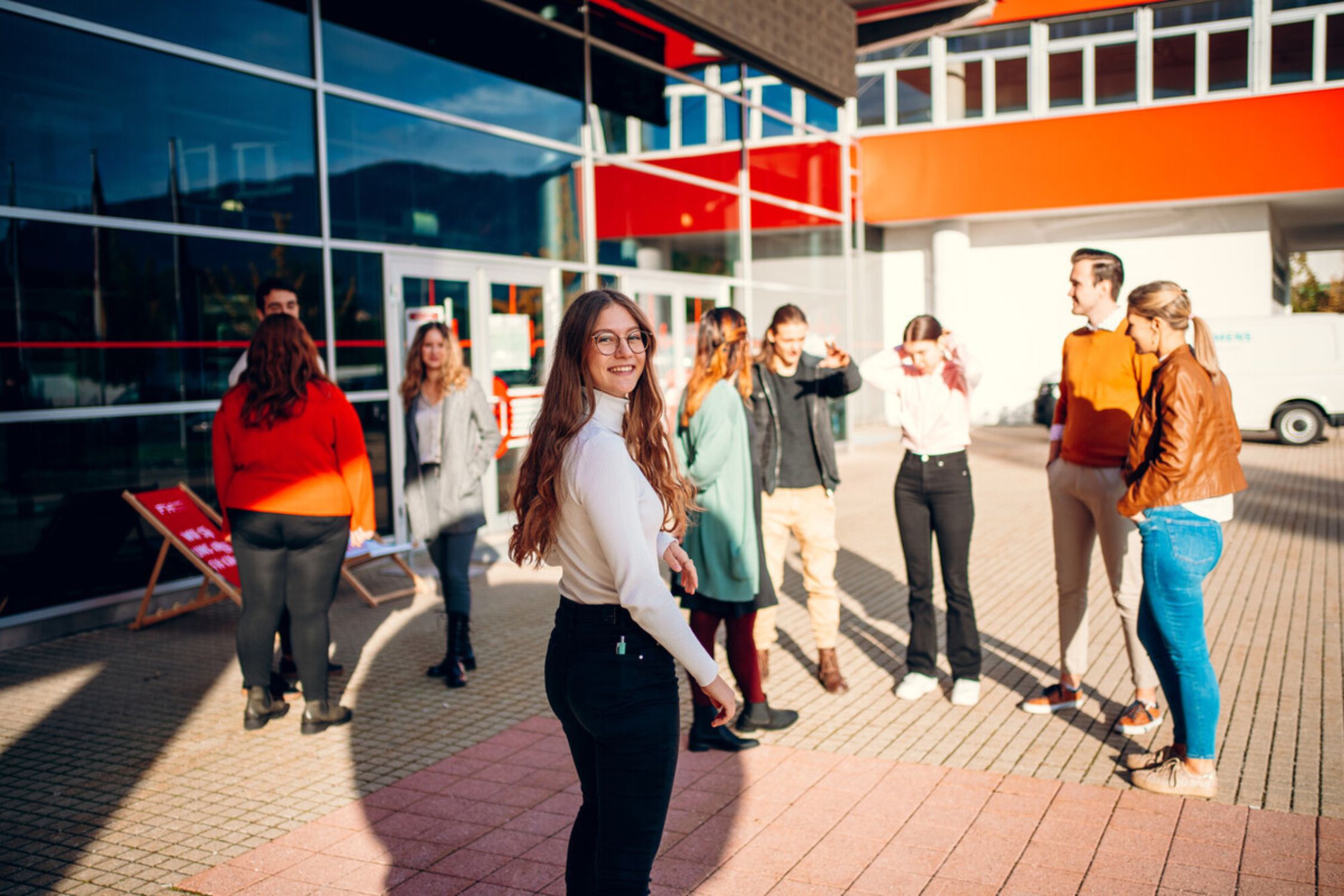 Studierende an der FH Kärnten in Villach