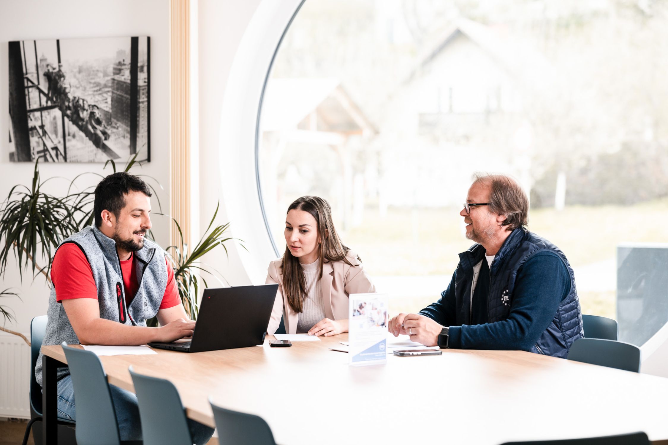The GPS Training Workshop Team in the Meeting Room